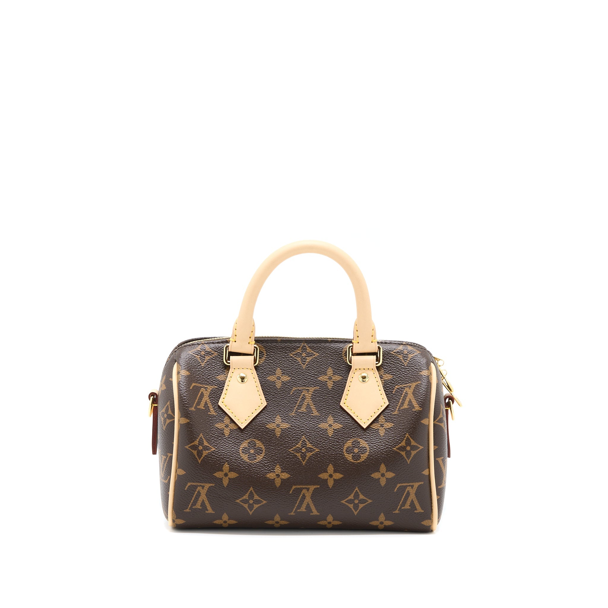 AAA Replica Louis Vuitton LV SPEEDY BANDOULIERE 20 MONOGRAM CANVAS WITH FUCHSIA STRAP