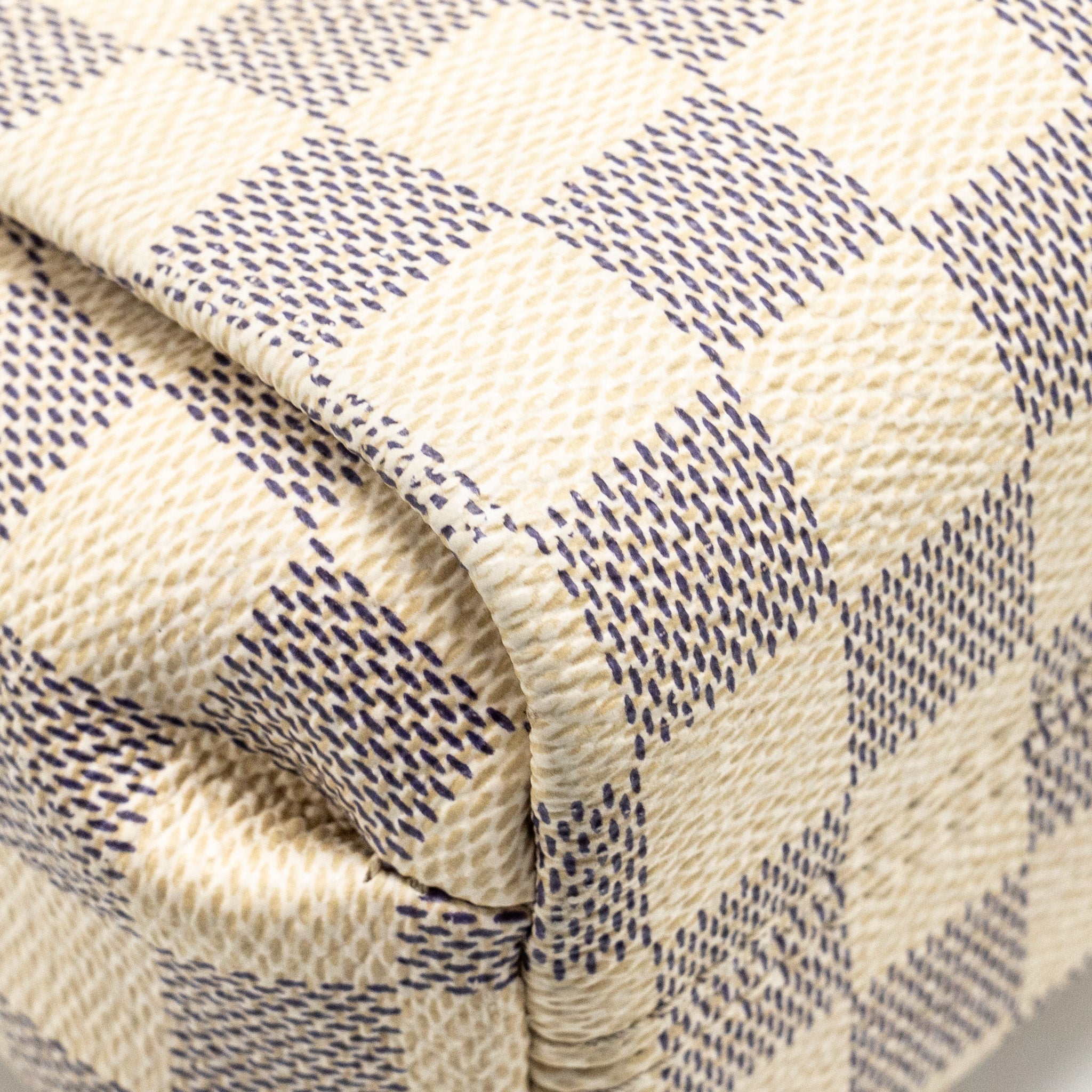 AAA Replica Louis Vuitton LV CROISETTE DAMIER AZUR CANVAS WHITE GHW