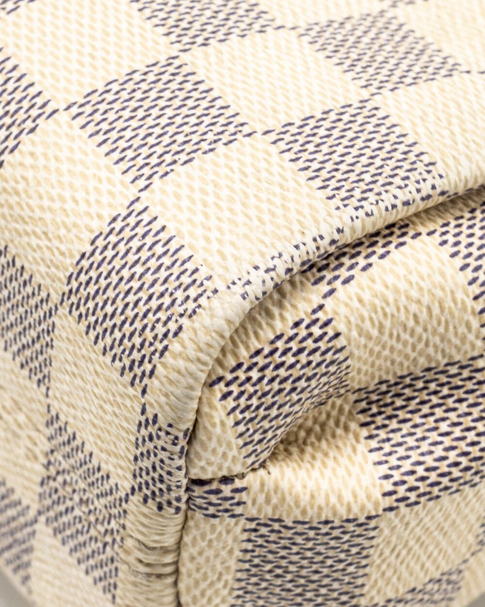 AAA Replica Louis Vuitton LV CROISETTE DAMIER AZUR CANVAS WHITE GHW 
