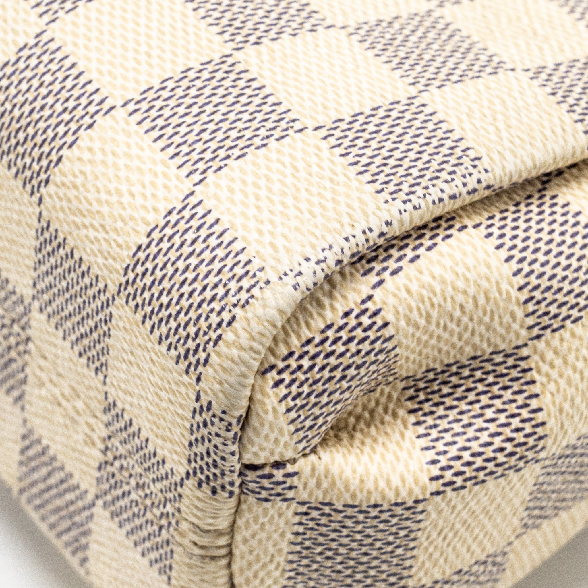 AAA Replica Louis Vuitton LV CROISETTE DAMIER AZUR CANVAS WHITE GHW