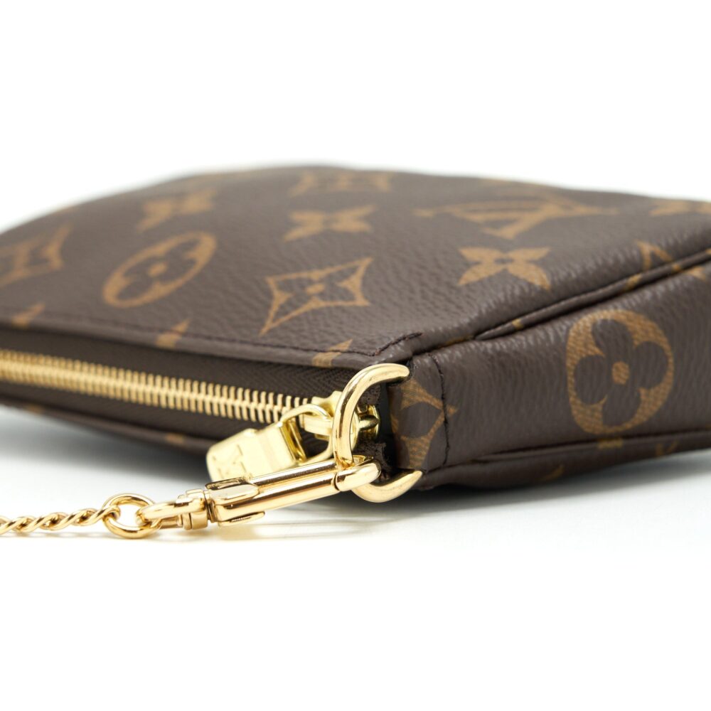 AAA Replica Louis Vuitton LV MINI POCHETTE MONOGRAM CANVAS GHW