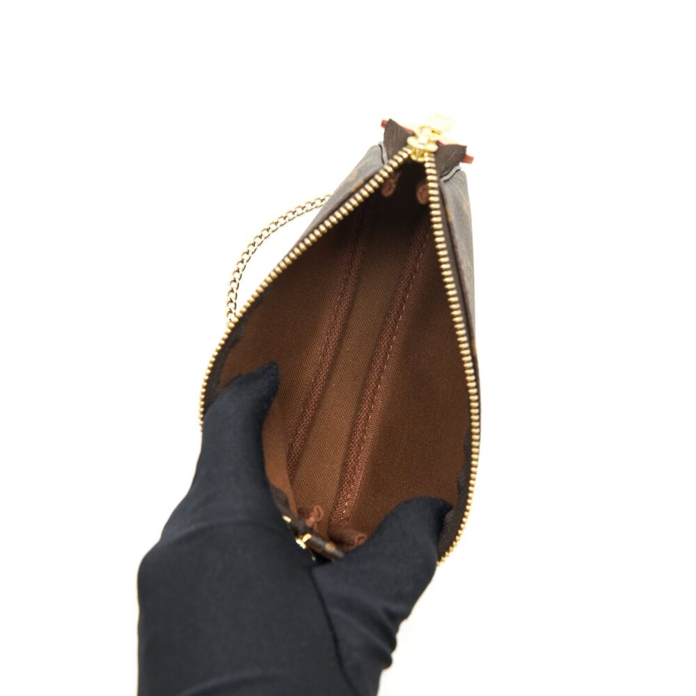 AAA Replica Louis Vuitton LV MINI POCHETTE MONOGRAM CANVAS GHW
