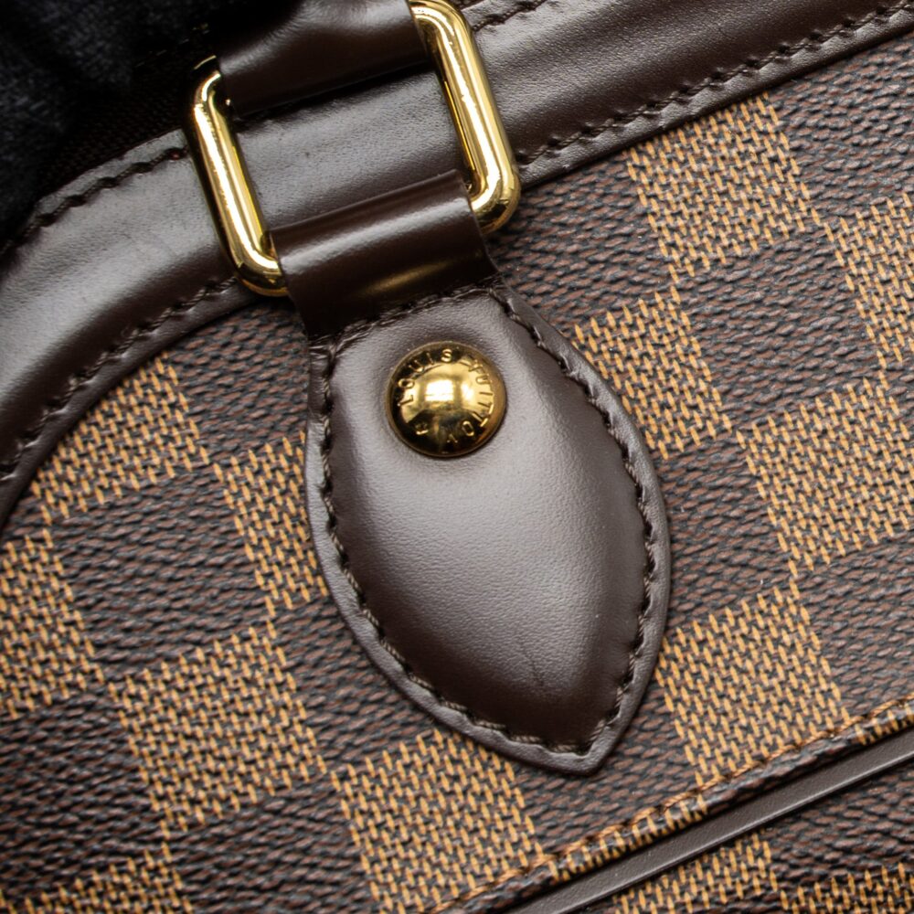 AAA Replica Louis Vuitton LV TREVI PM DAMIER EBENE CANVAS GHW