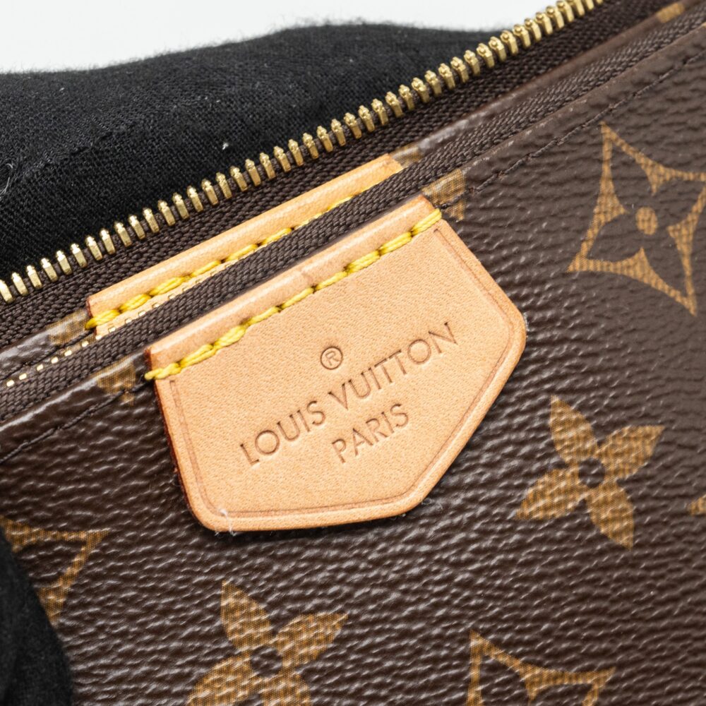 AAA Replica Louis Vuitton LV MULTI POCHETTE MONOGRAM CANVAS KHAKI STRAP GHW