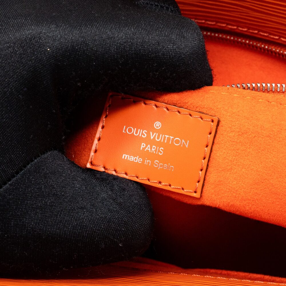 AAA Replica Louis Vuitton LV TOP HANDLE TOTE BAG EPI ORANGE SHW