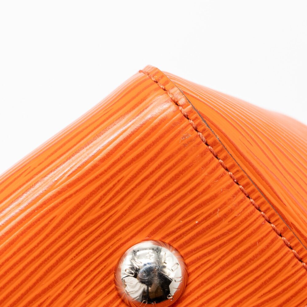 AAA Replica Louis Vuitton LV TOP HANDLE TOTE BAG EPI ORANGE SHW