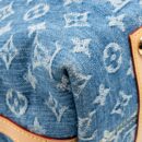 AAA Replica Louis Vuitton LV CARRYALL MM MONOGRAM DENIM BLUE GHW