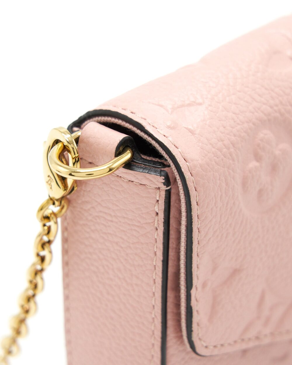 AAA Replica Louis Vuitton LV FELICIE POCHETTE MONOGRAM EMPREINTE ROSE POUDRE