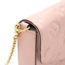 AAA Replica Louis Vuitton LV FELICIE POCHETTE MONOGRAM EMPREINTE ROSE POUDRE