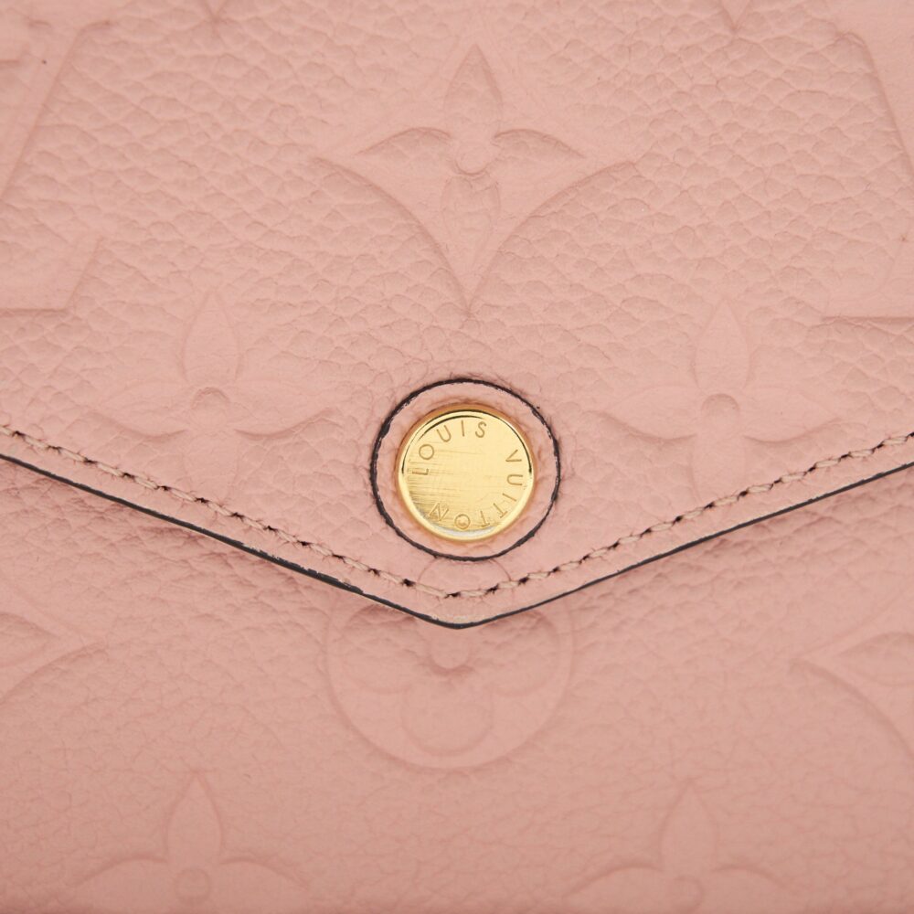 AAA Replica Louis Vuitton LV FELICIE POCHETTE MONOGRAM EMPREINTE ROSE POUDRE