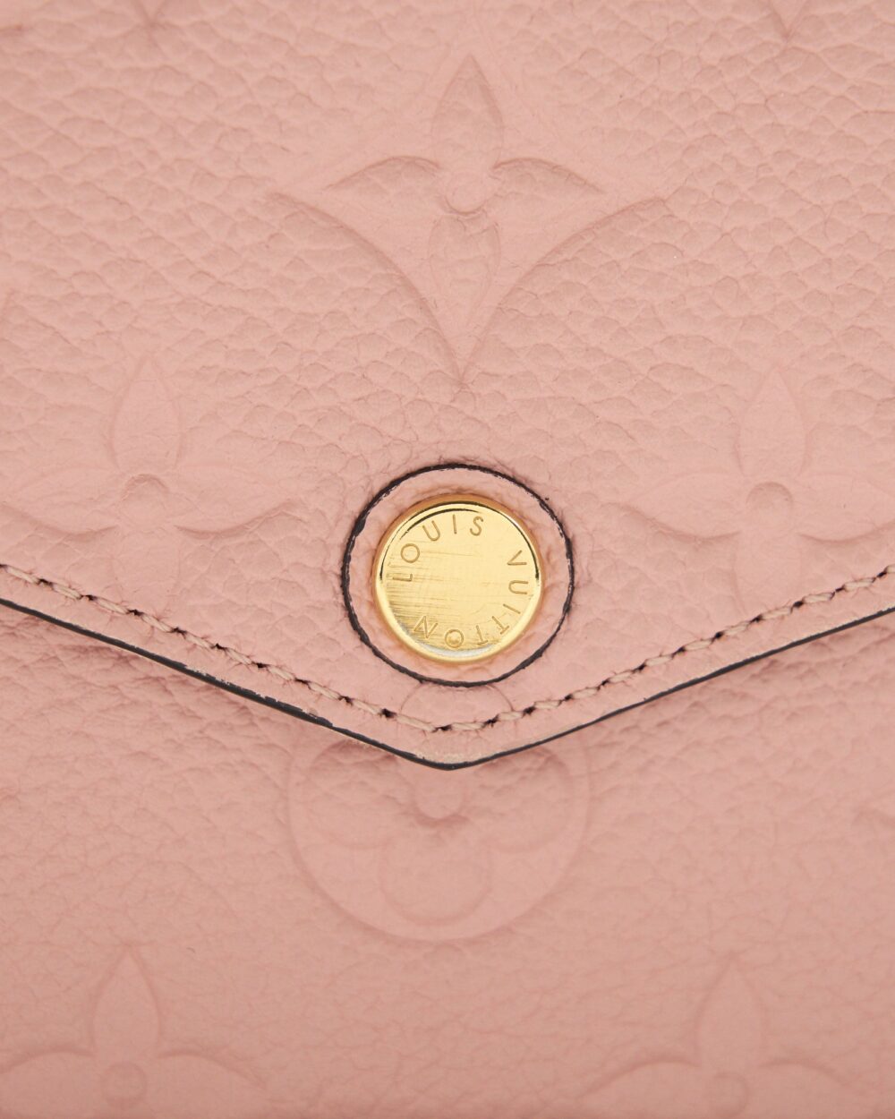 AAA Replica Louis Vuitton LV FELICIE POCHETTE MONOGRAM EMPREINTE ROSE POUDRE