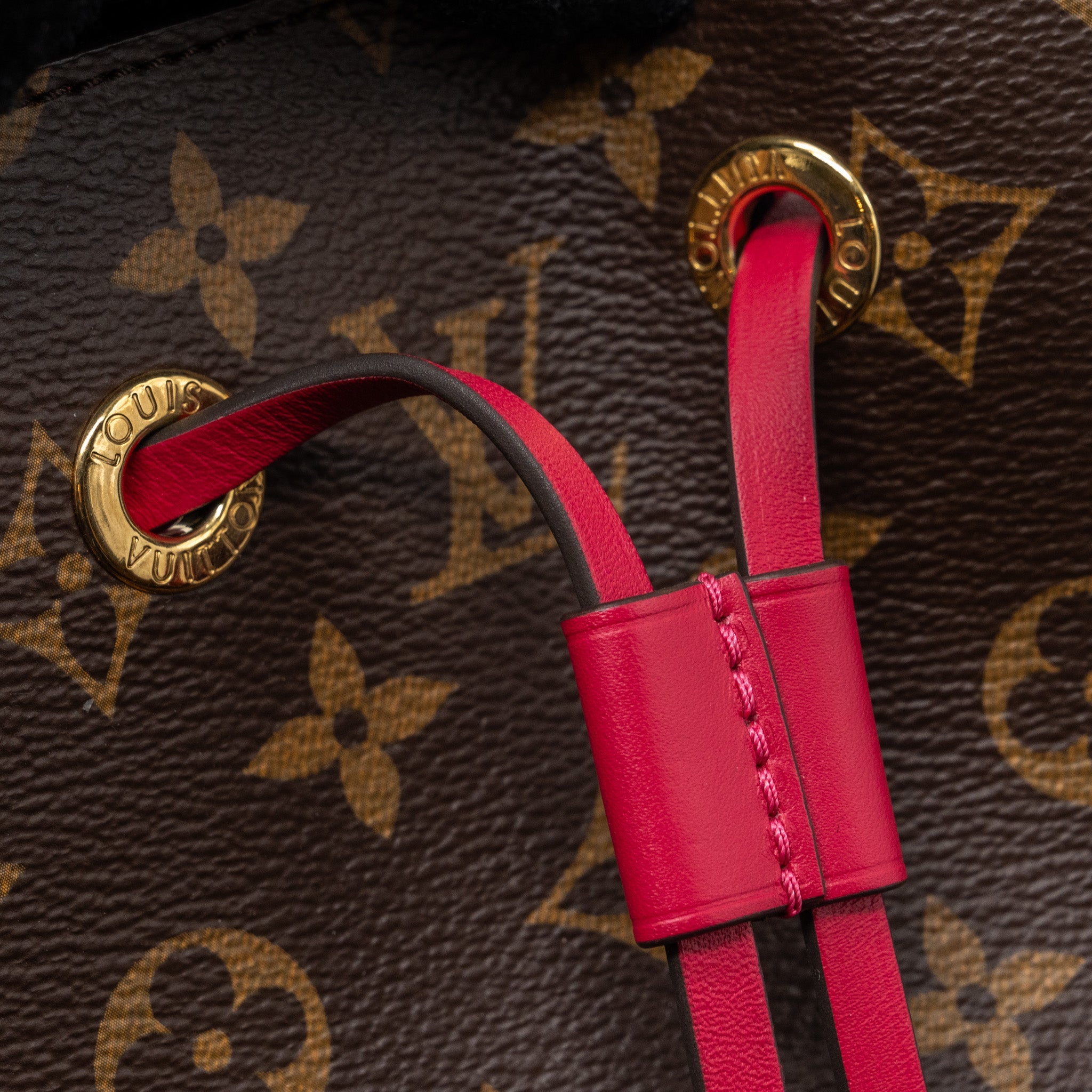 AAA Replica Louis Vuitton LV NEONOE MONOGRAM CANVAS/PINK GHW