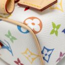 AAA Replica Louis Vuitton LV TAKASHI MURAKAMI NANO SPEEDY MULTICOLOURED MONOGRAM CANVAS WHITE GHW