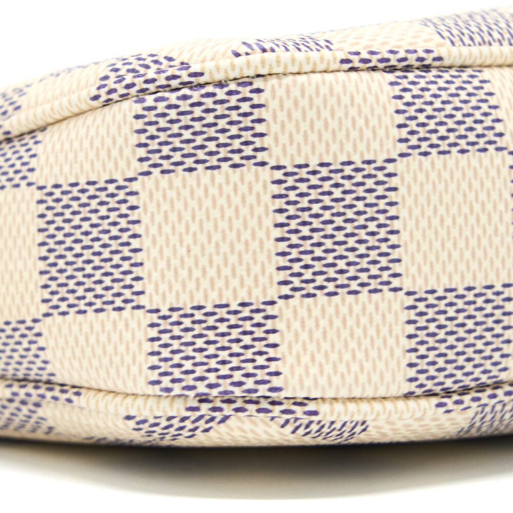 AAA Replica Louis Vuitton LV POCHETTE ACCESSORIES DAMIER AZUR CANVAS GHW (NEW VERSION)