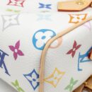 AAA Replica Louis Vuitton LV TAKASHI MURAKAMI NANO SPEEDY MULTICOLOURED MONOGRAM CANVAS WHITE GHW