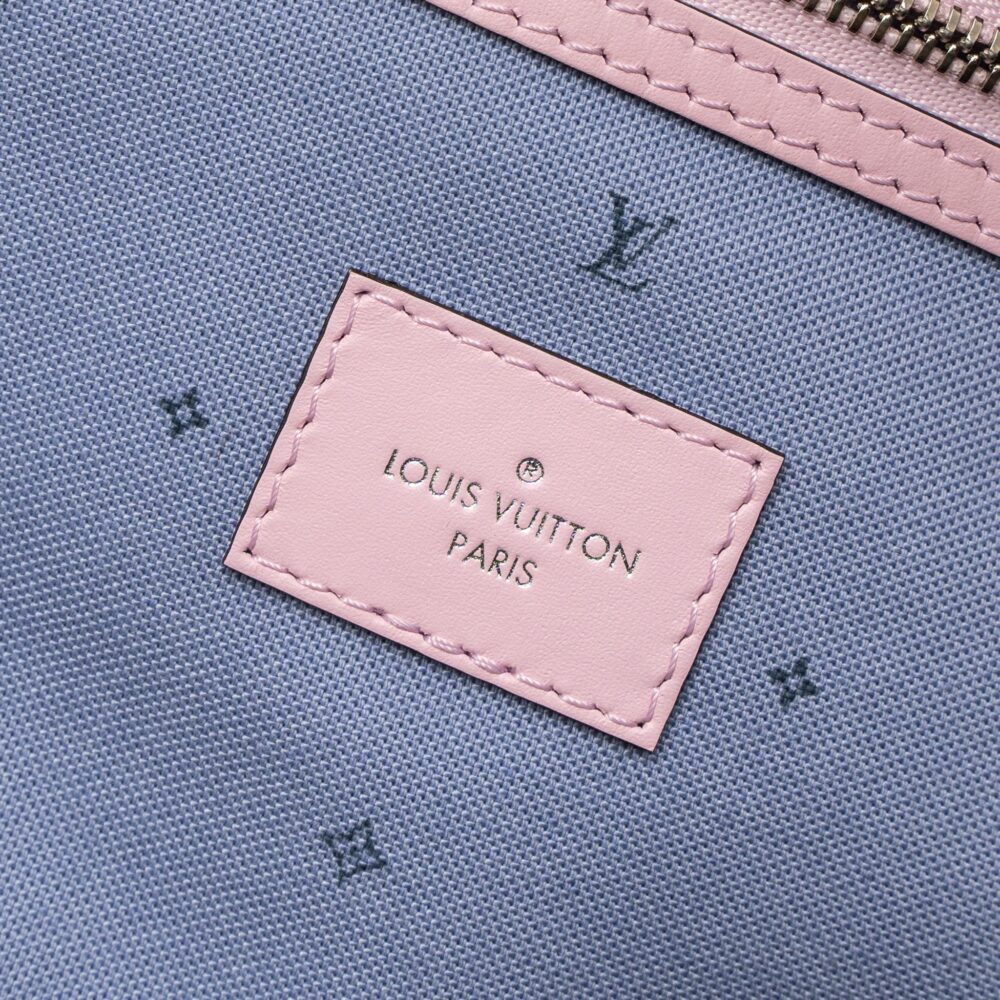 AAA Replica Louis Vuitton LV SPEEDY BANDOULIERE 30 MONOGRAM ESCAL GIANT CANVAS PASTEL PINK SHW