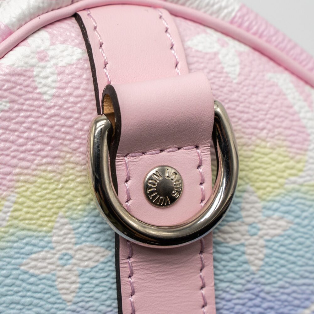 AAA Replica Louis Vuitton LV SPEEDY BANDOULIERE 30 MONOGRAM ESCAL GIANT CANVAS PASTEL PINK SHW