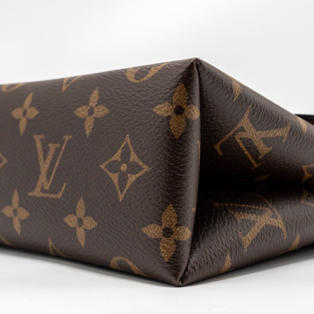 AAA Replica Louis Vuitton LV LOCK BB MONOGRAM CANVAS BROWN GHW