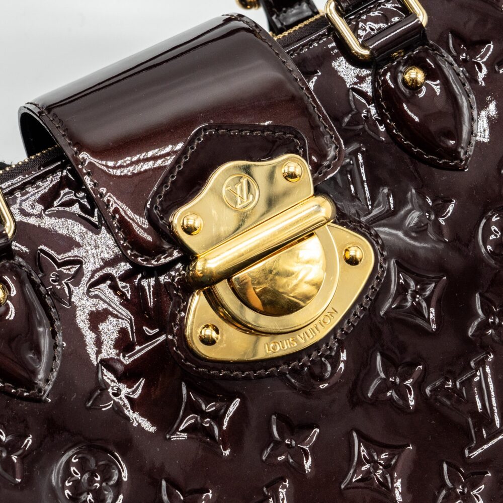 AAA Replica Louis Vuitton LV LARGE ZIP TOTE BAG PATENT LEATHER AMATANTE GHW