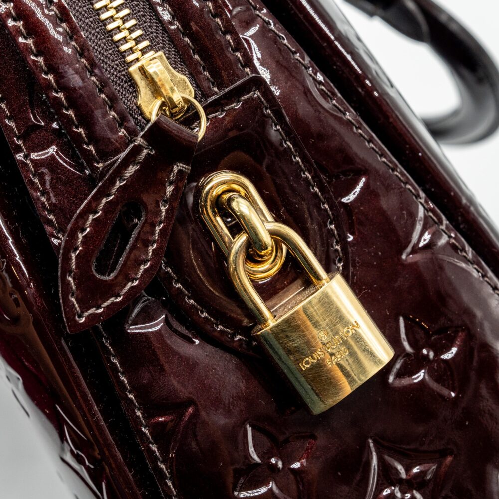 AAA Replica Louis Vuitton LV LARGE ZIP TOTE BAG PATENT LEATHER AMATANTE GHW