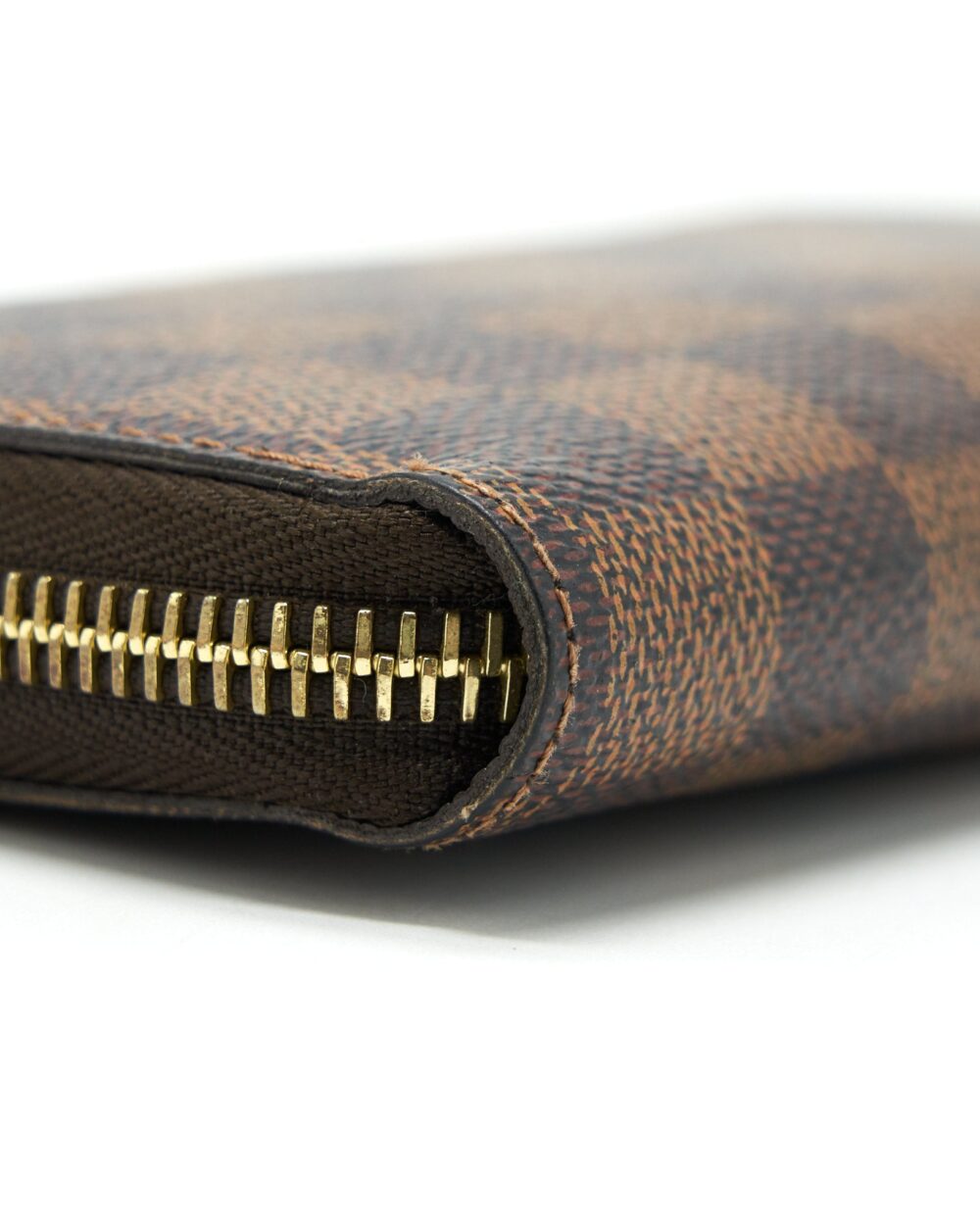 AAA Replica Louis Vuitton LV ZIPPY WALLET IN DAMIER EBENE
