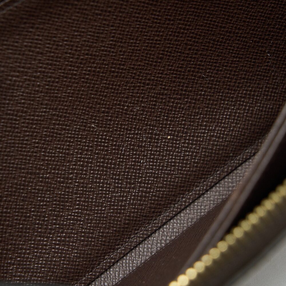 AAA Replica Louis Vuitton LV ZIPPY WALLET IN DAMIER EBENE