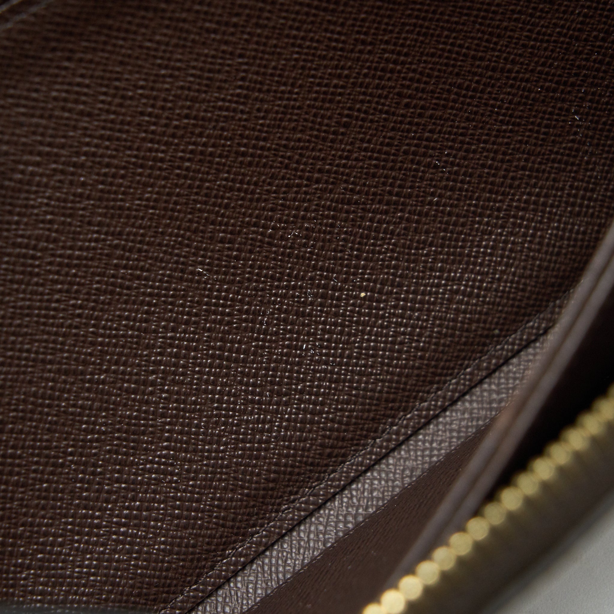 AAA Replica Louis Vuitton LV ZIPPY WALLET IN DAMIER EBENE