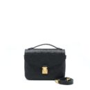 AAA Replica Louis Vuitton LV POCHETTE MÉTIS MONOGRAM EMPREINTE BLACK GHW