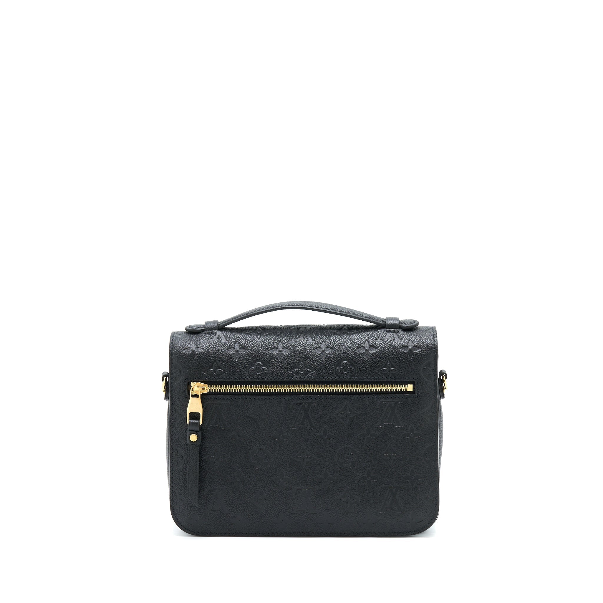 AAA Replica Louis Vuitton LV POCHETTE MÉTIS MONOGRAM EMPREINTE BLACK GHW