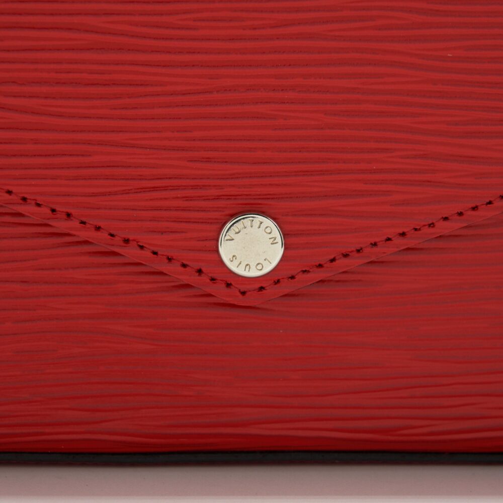 AAA Replica Louis Vuitton LV FELICIE POCHETTE RED SHW