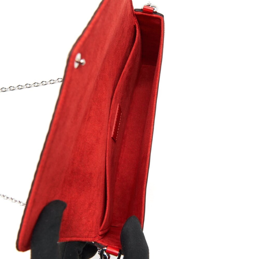 AAA Replica Louis Vuitton LV FELICIE POCHETTE RED SHW