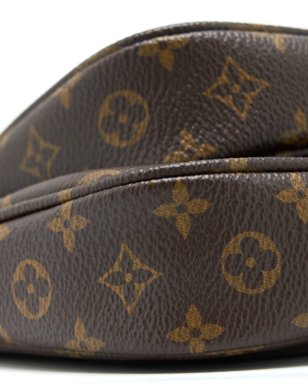 AAA Replica Louis Vuitton LV MULTI POCHETTE ACCESSORIES MONOGRAM CANVAS WITH KHAKI STRAP GHW