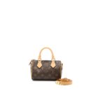 AAA Replica Louis Vuitton LV NANO SPEEDY MONOGRAM CANVAS GHW(NEW VERSION)