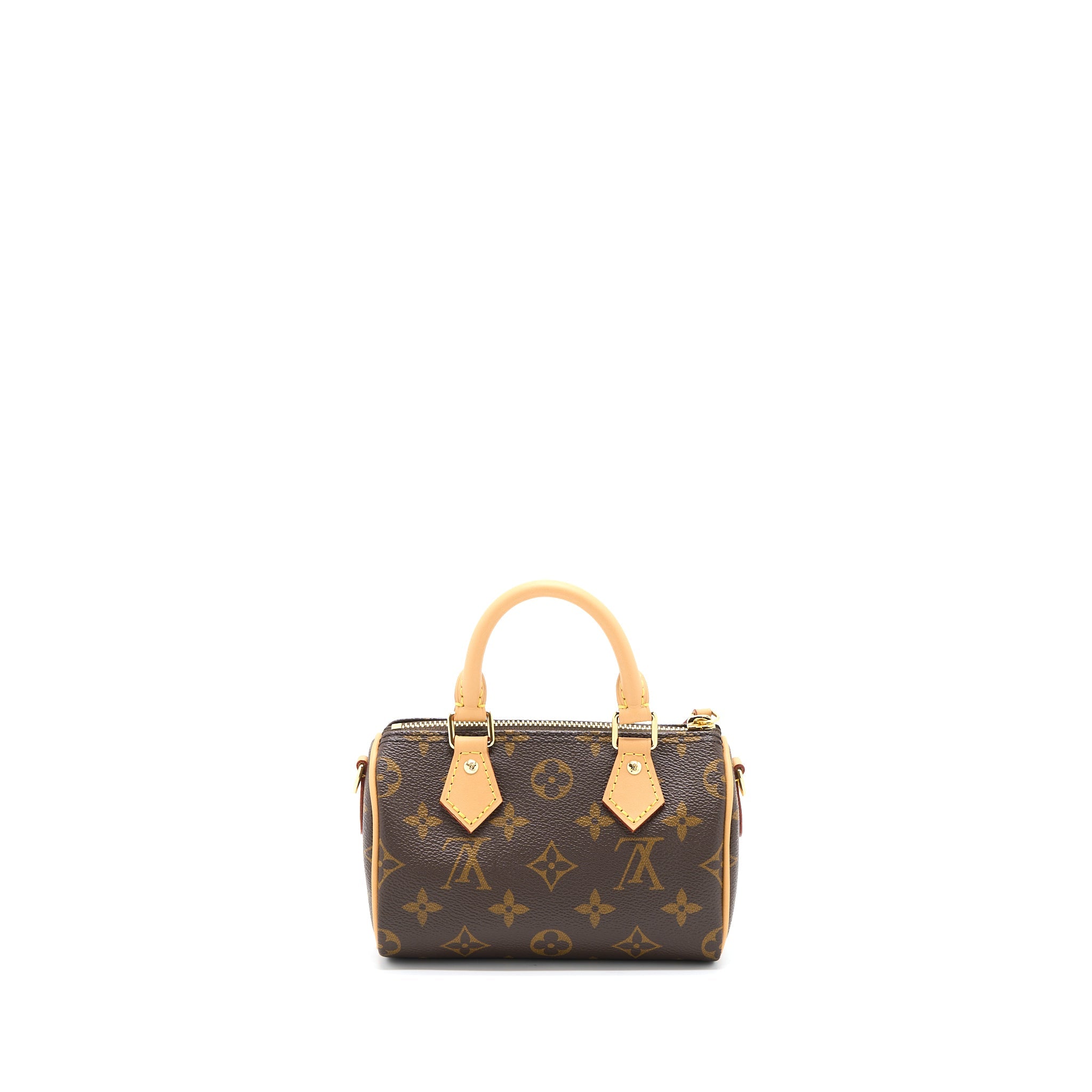 AAA Replica Louis Vuitton LV NANO SPEEDY MONOGRAM CANVAS GHW(NEW VERSION)