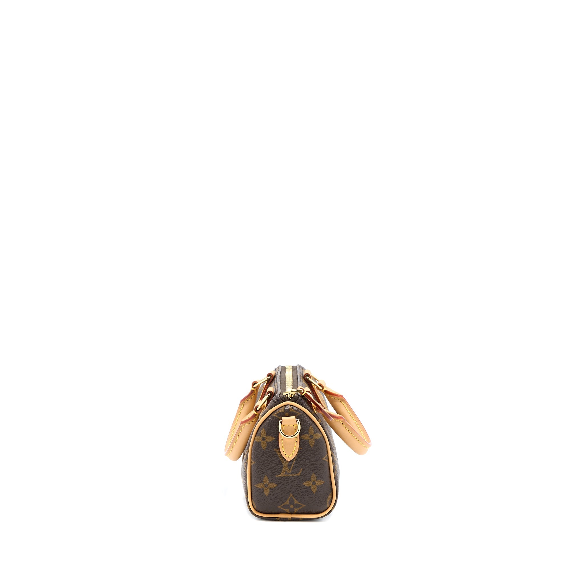 AAA Replica Louis Vuitton LV NANO SPEEDY MONOGRAM CANVAS GHW(NEW VERSION)