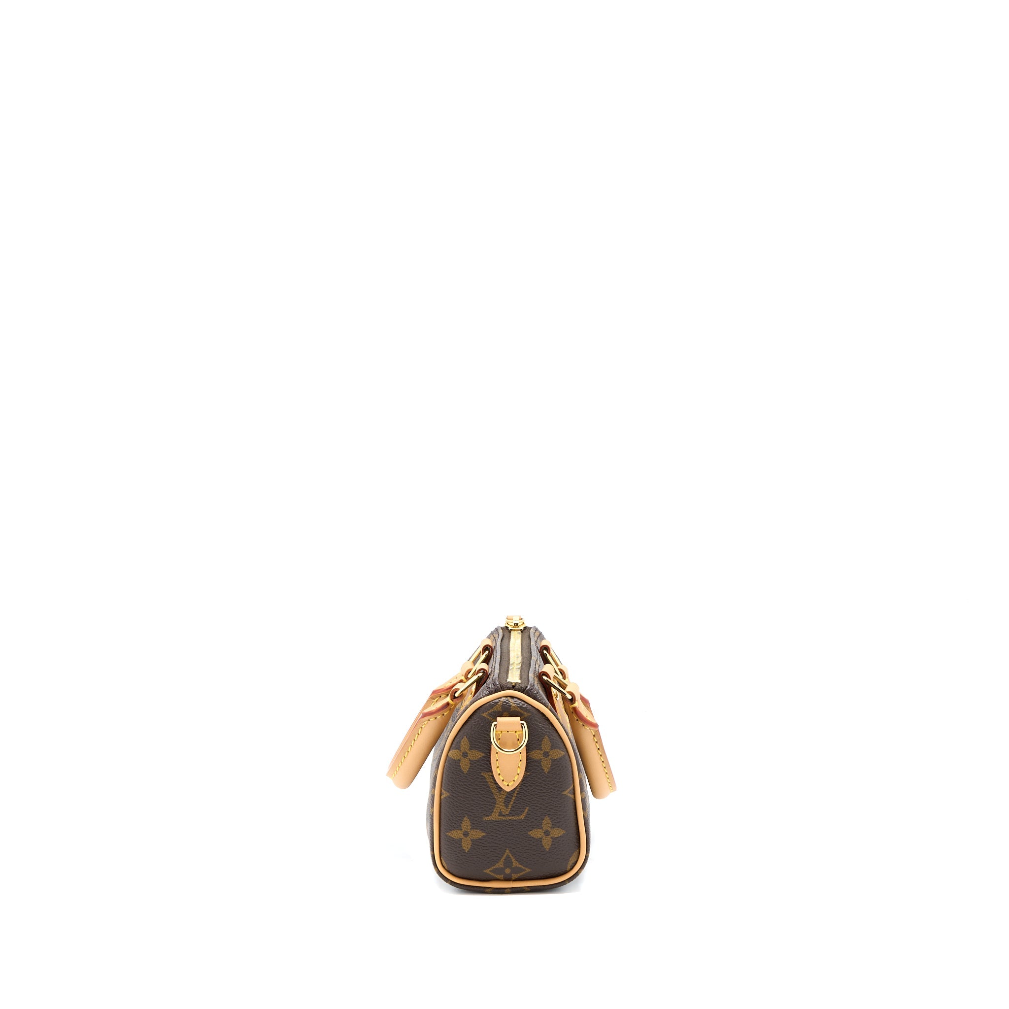 AAA Replica Louis Vuitton LV NANO SPEEDY MONOGRAM CANVAS GHW(NEW VERSION)