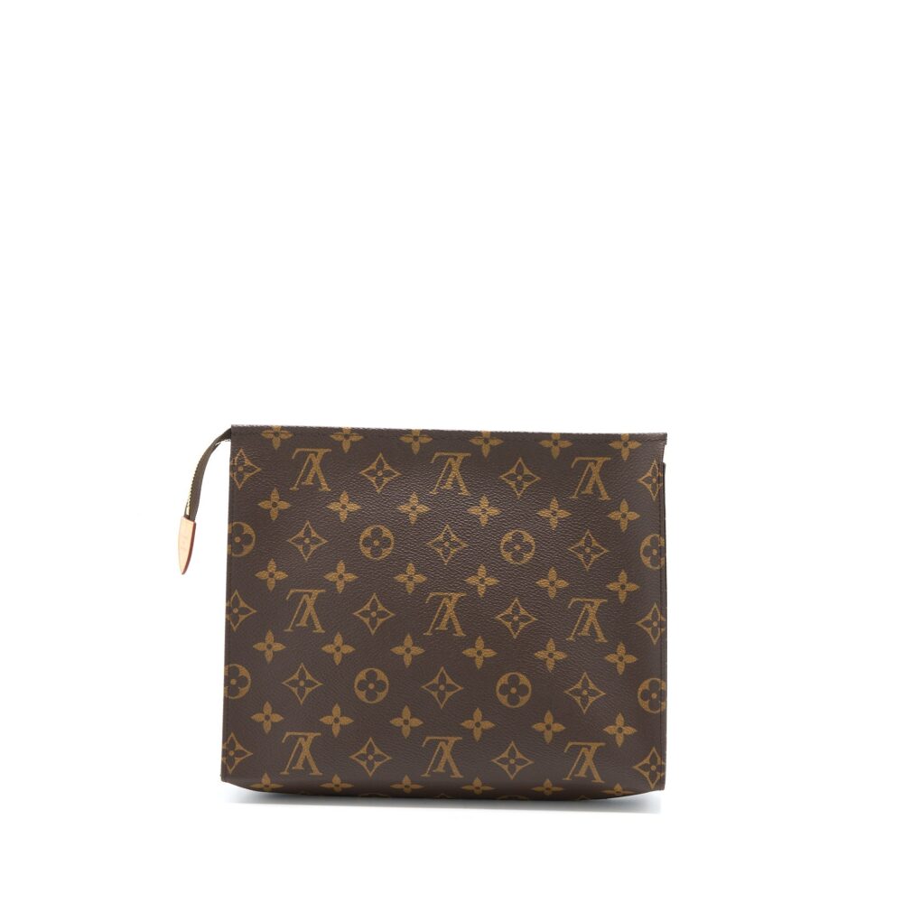 AAA Replica Louis Vuitton LV TOILETRY POCHETTE 26 MONOGRAM CANVAS GHW