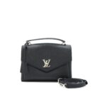 AAA Replica Louis Vuitton LV LOCKME BAG BLACK SHW