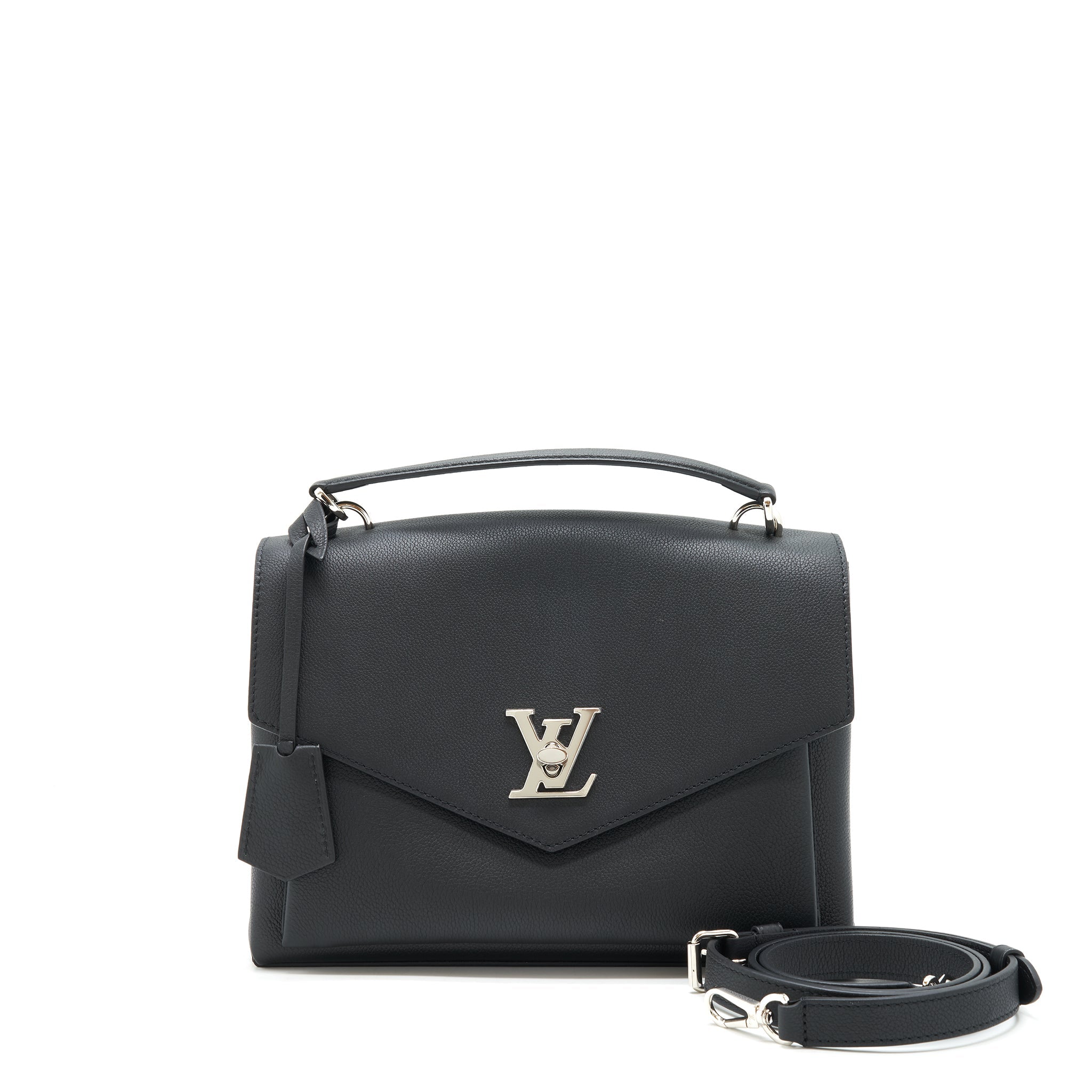 AAA Replica Louis Vuitton LV LOCKME BAG BLACK SHW