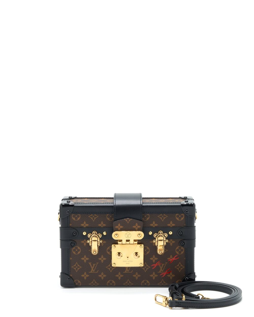 AAA Replica Louis Vuitton LV PETITE MALLE MONOGRAM CANVAS AND LEATHER GHW