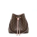 AAA Replica Louis Vuitton LV NEONOE MONOGRAM CANVAS PINK STRAP YEAR 2017