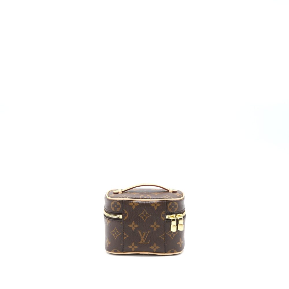 AAA Replica Louis Vuitton LV NICE NANO MONOGRAM CANVAS GHW