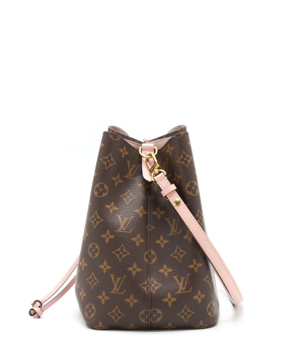 AAA Replica Louis Vuitton LV NEONOE MONOGRAM CANVAS PINK STRAP YEAR 2017