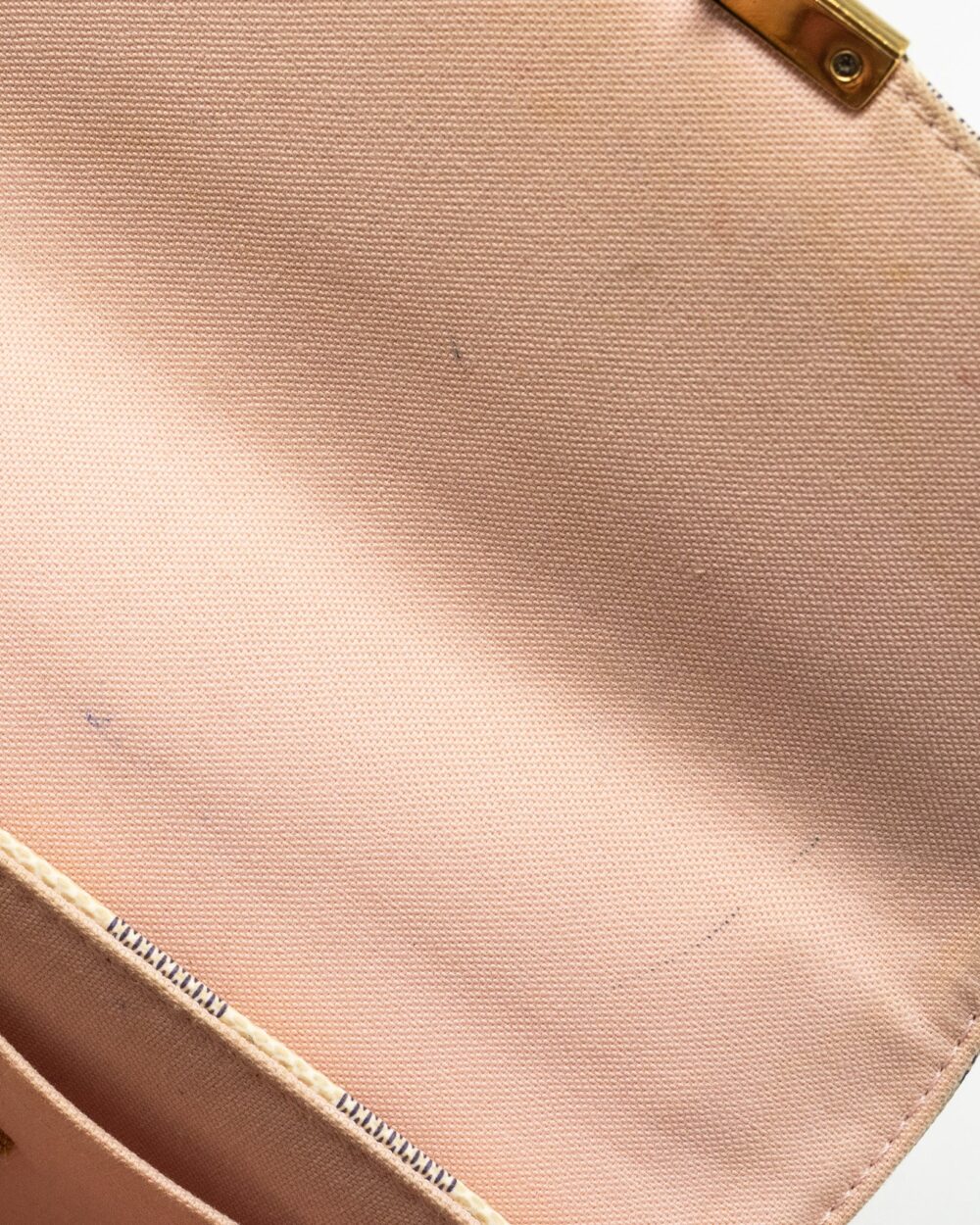 AAA Replica Louis Vuitton LV CROISETTE DAMIER AZUR CANVAS WHITE GHW 