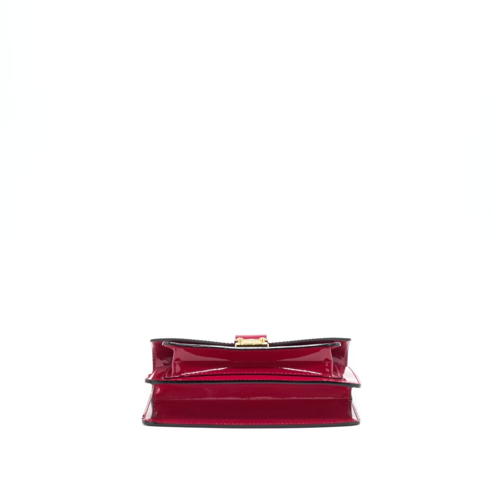 AAA Replica Louis Vuitton LV MESSENGER BAG CROSSBODY PATENT RASPBERRY RED GHW