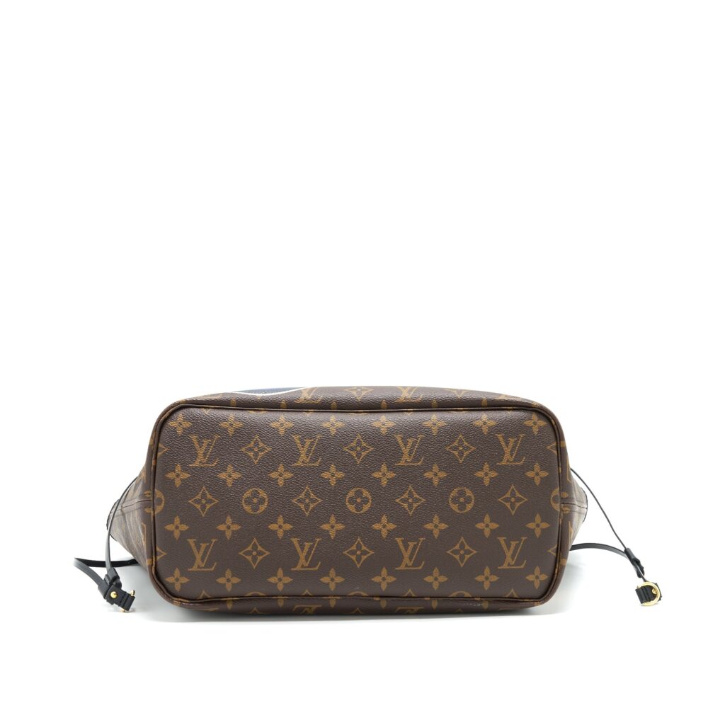 AAA Replica Louis Vuitton LV NEVERFULL MM MY LV WORLD TOUR MONOGRAM CANVAS/ BLACK
