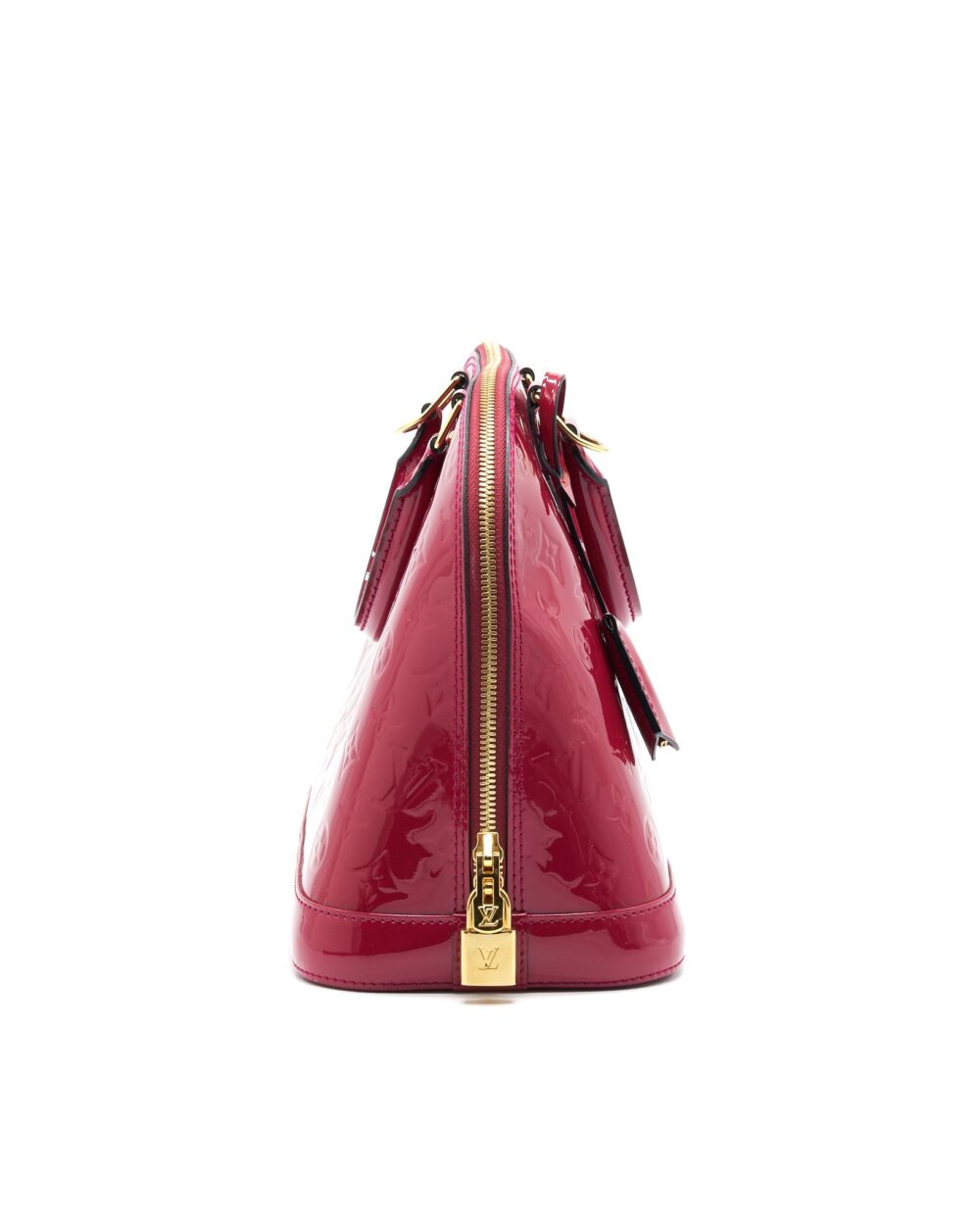 AAA Replica Louis Vuitton LV ALMA PM PATENT LEATHER INDIAN ROSE