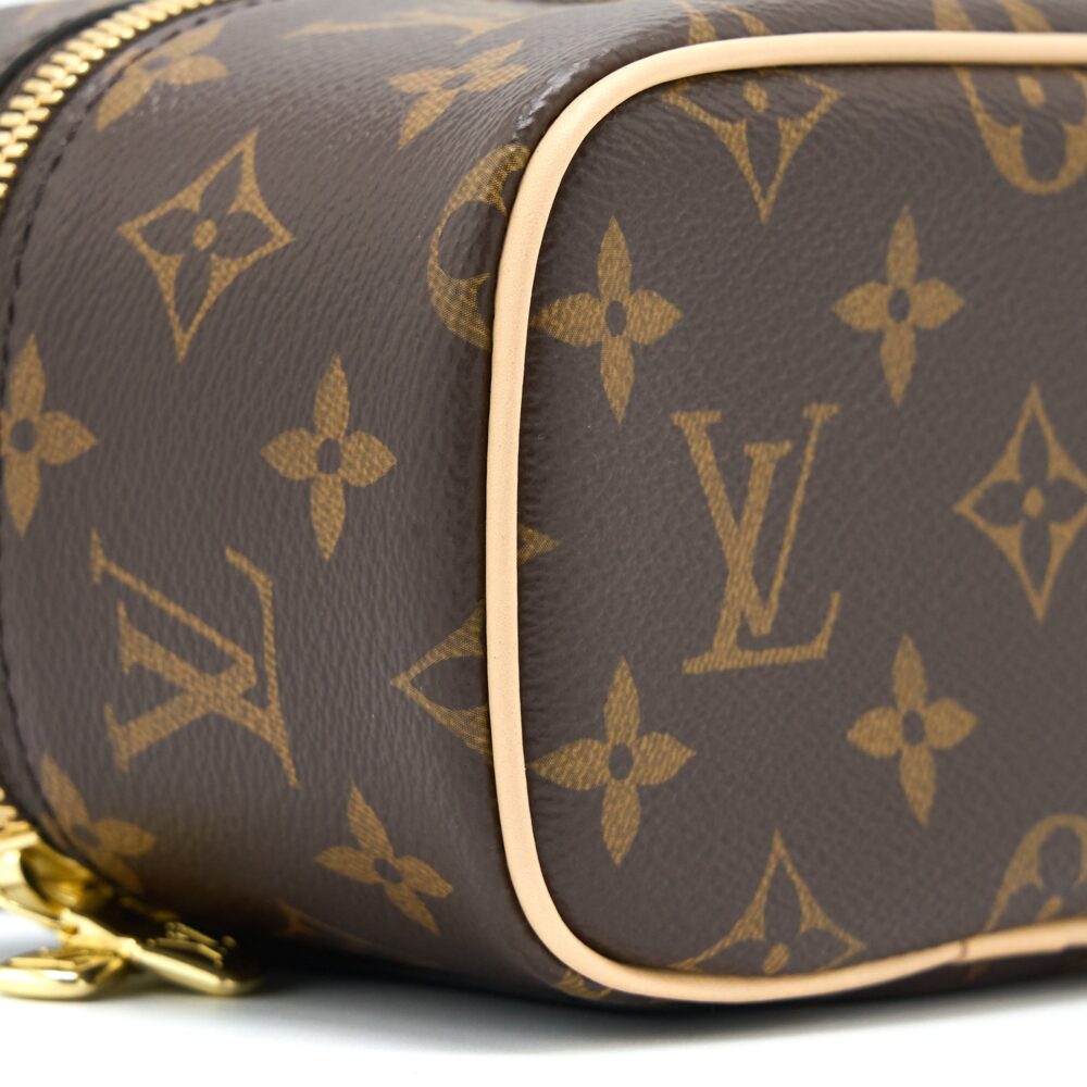 AAA Replica Louis Vuitton LV NICE NANO MONOGRAM CANVAS GHW