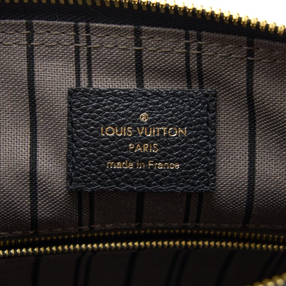 AAA Replica Louis Vuitton LV SPEEDY 25 BANDOULIERE MONOGRAM EMPREINTE BLACK GHW