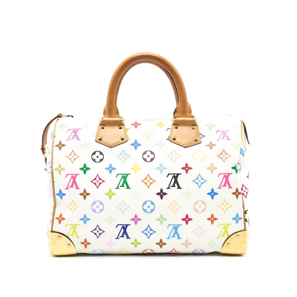 AAA Replica Louis Vuitton LV MONOGRAM MULTICOLOR SPEEDY 30 TOTE